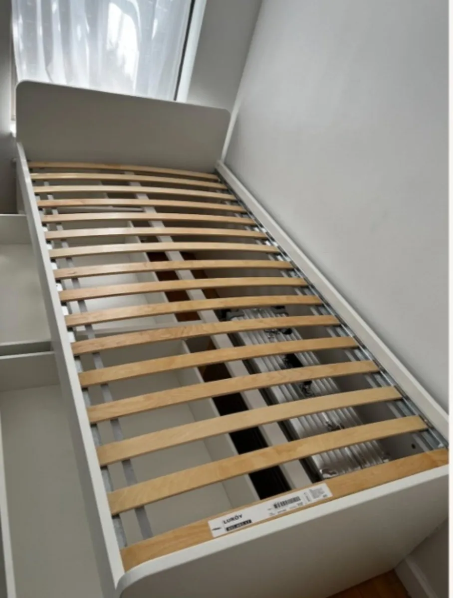 Slakt bed frame with storage Ikea - Image 4