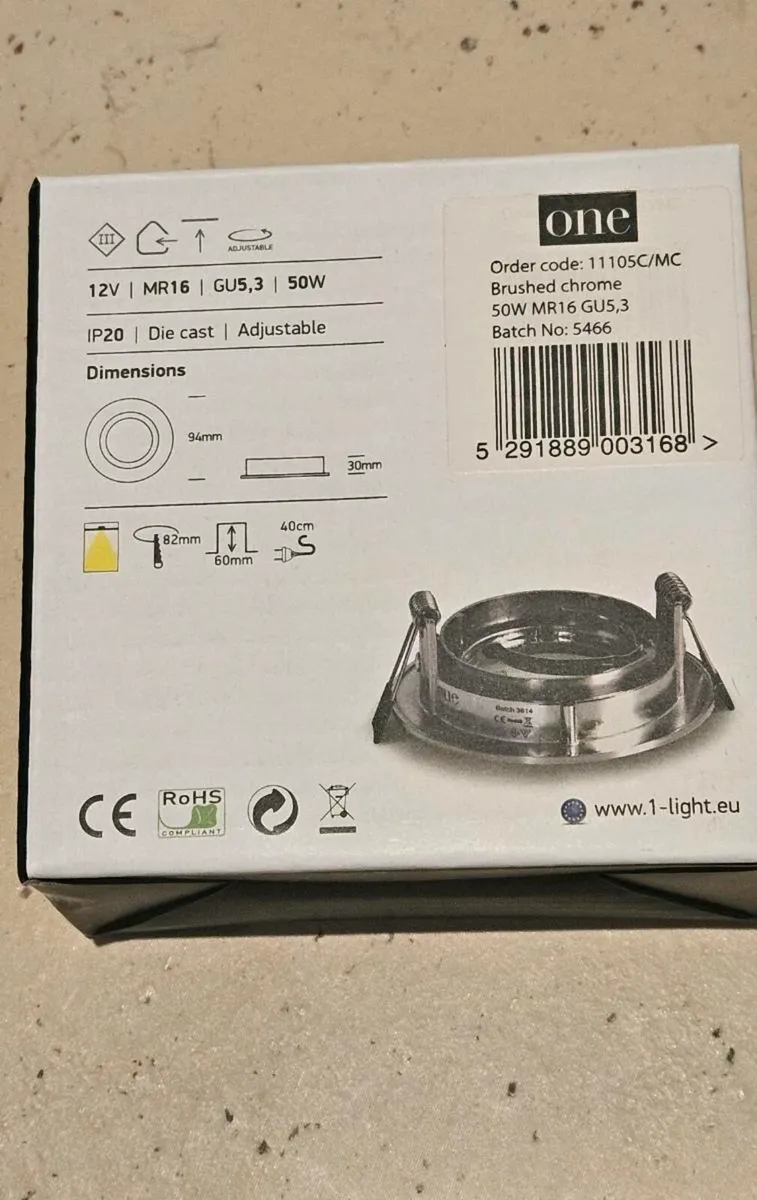 Adjustable Recessed Spotlights with bulbs - Image 4