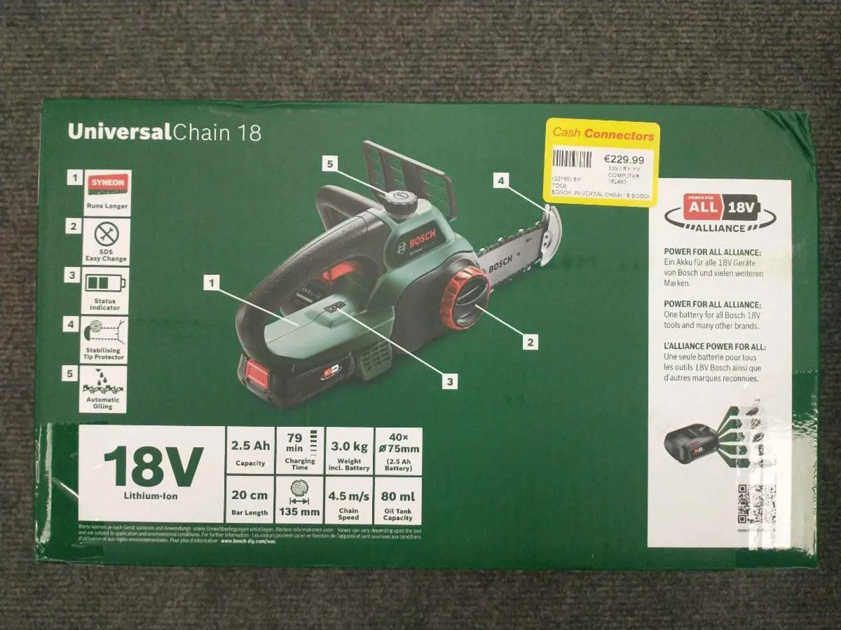 Bosch Universal Chain 18 Chainsaw New - Image 2