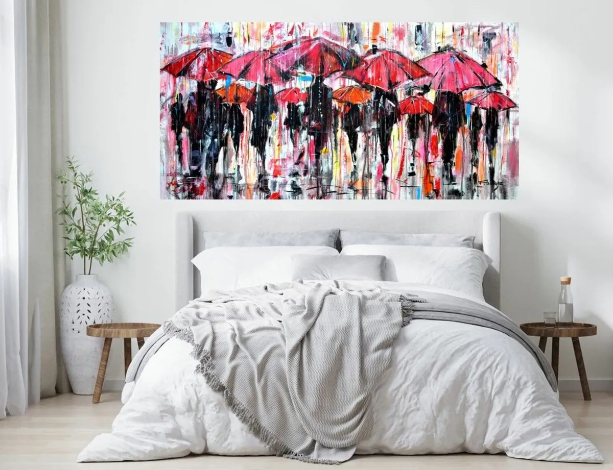Piotr Piskorz- City of red umbrellas - Image 1