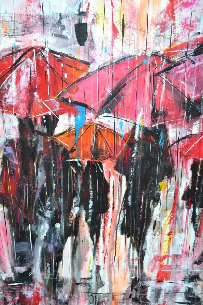 Piotr Piskorz- City of red umbrellas - Image 4