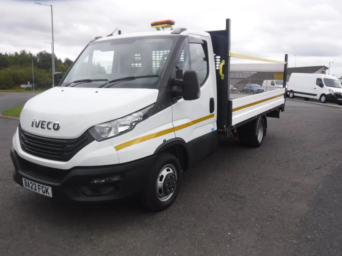 Iveco 35C 14 2023 dropside with twin rear wheels - Image 3