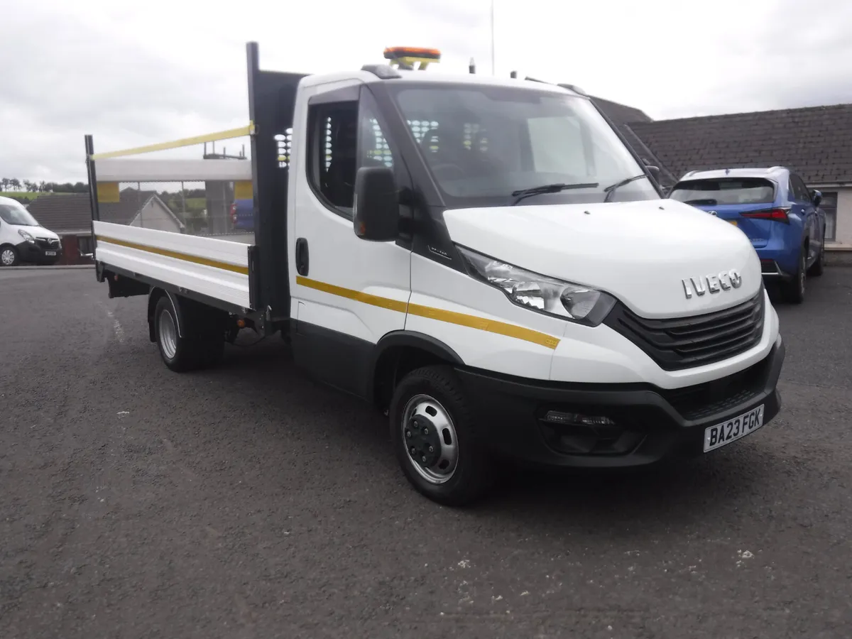 Iveco 35C 14 2023 dropside with twin rear wheels - Image 1