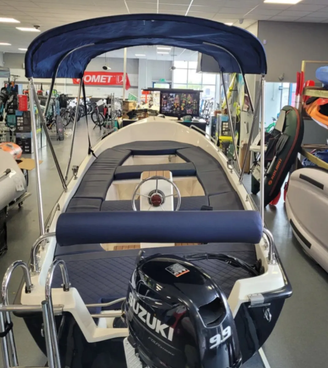 BRAND NEW BOAT WITH 9.9 HP SUZUKI ENGINE - Image 3