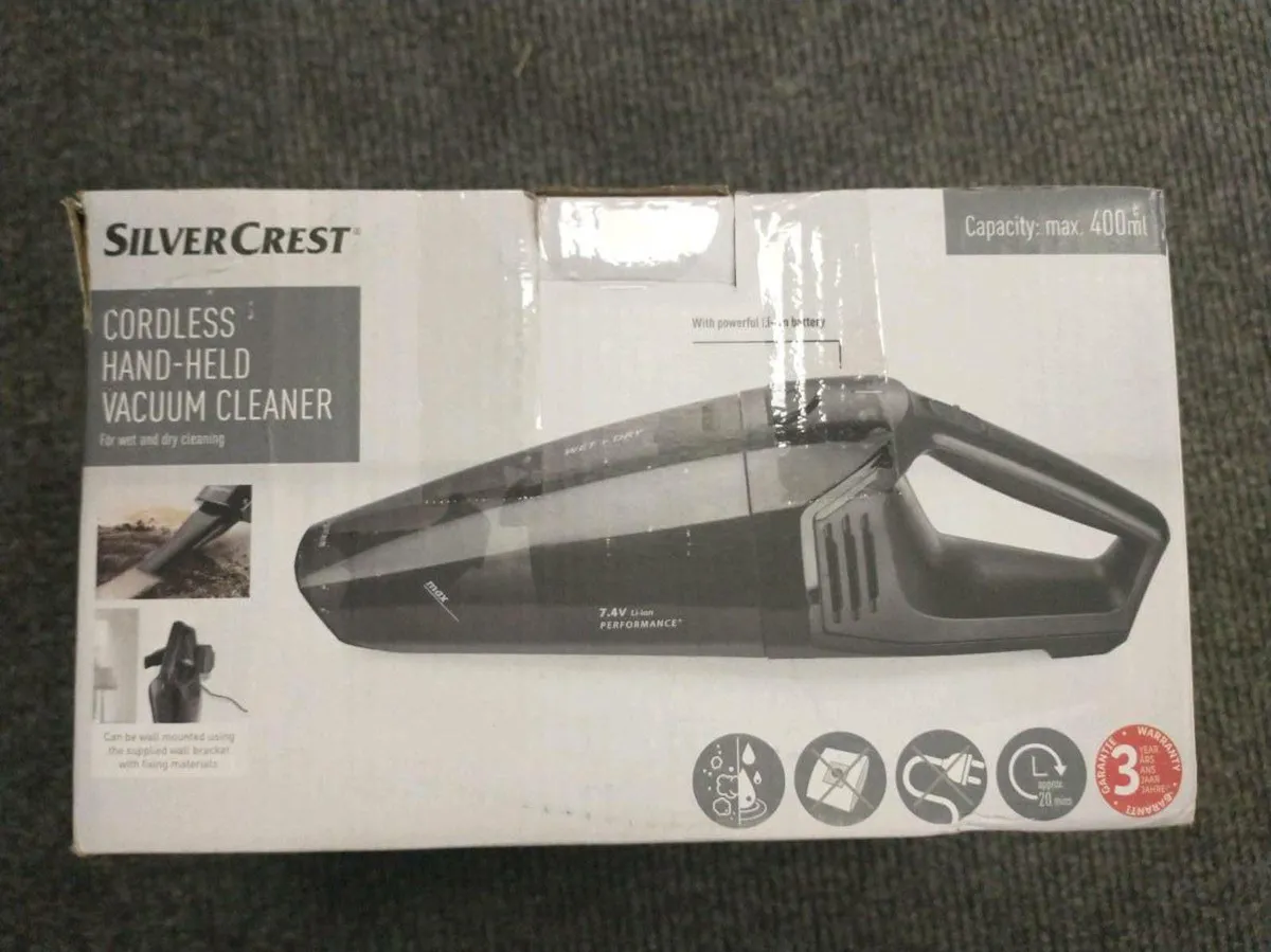 Silver Crest Cordless Hand - Held Vacuum Cleaner - Image 2