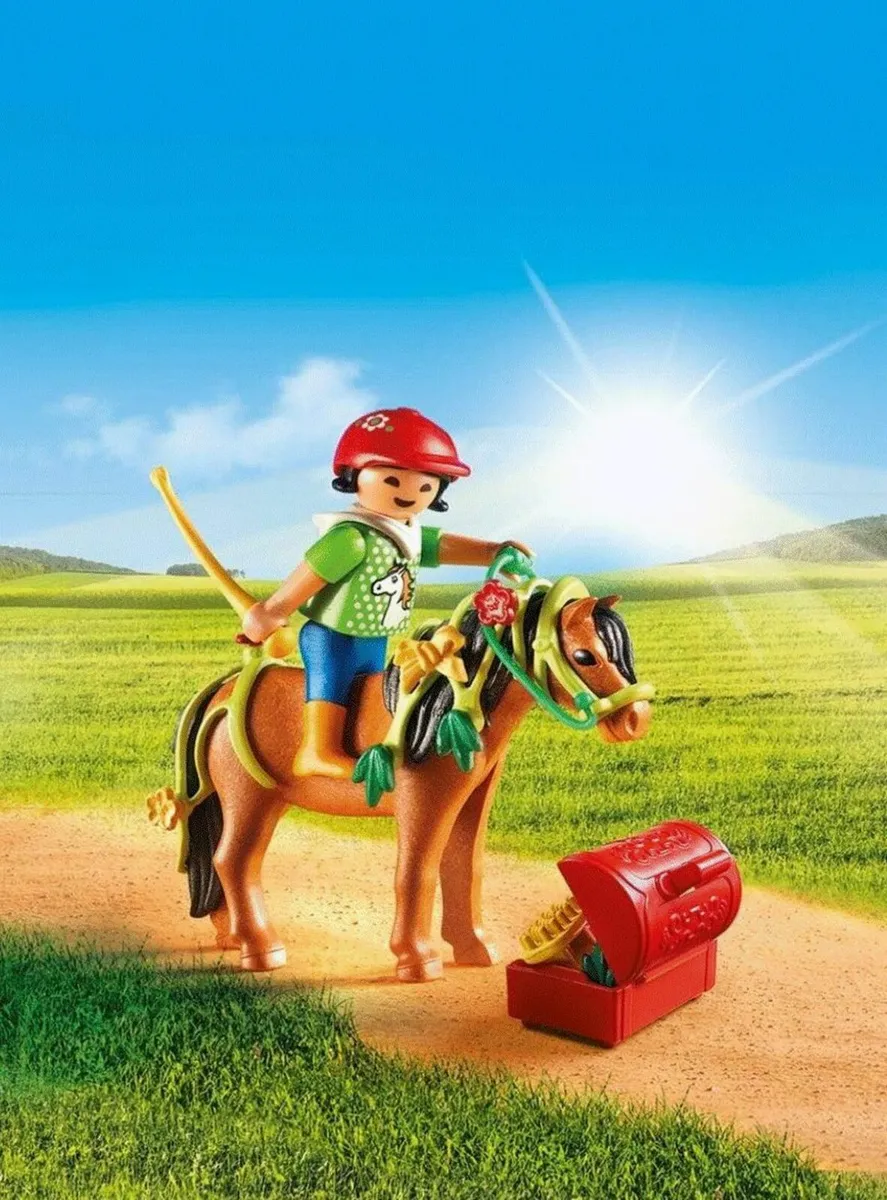 Playmobil Country 6968 Knight With Flower Pony - Image 2