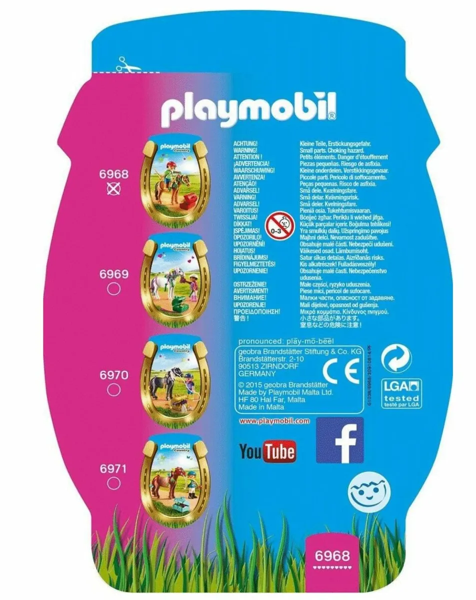 Playmobil Country 6968 Knight With Flower Pony - Image 3