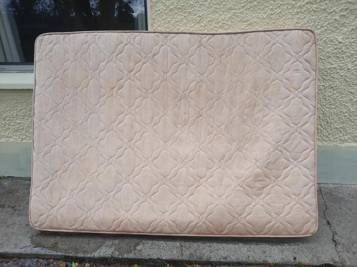Double leather sleigh bed - Image 3