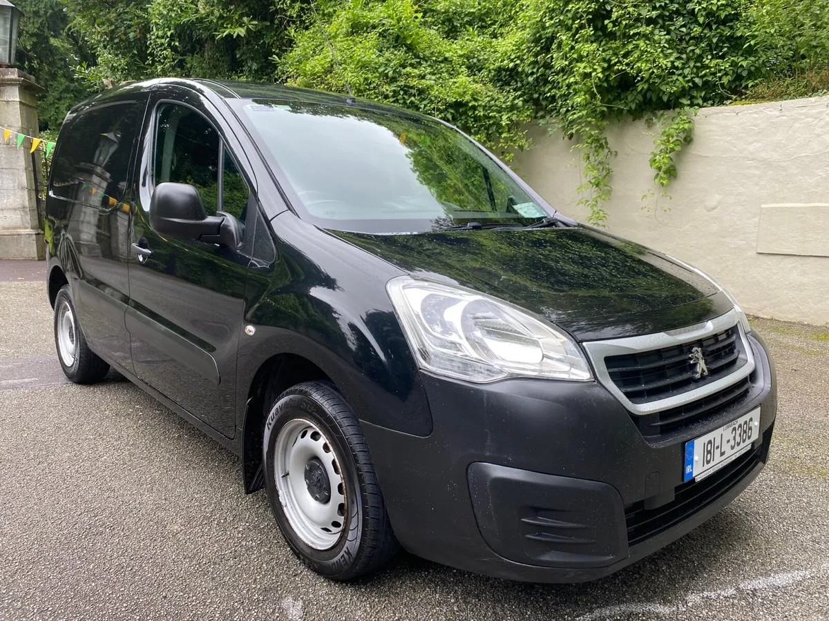 2018 PEUGEOT PARTNER 179KMS CVRT 7/26 TAXED 3/26 - Image 1