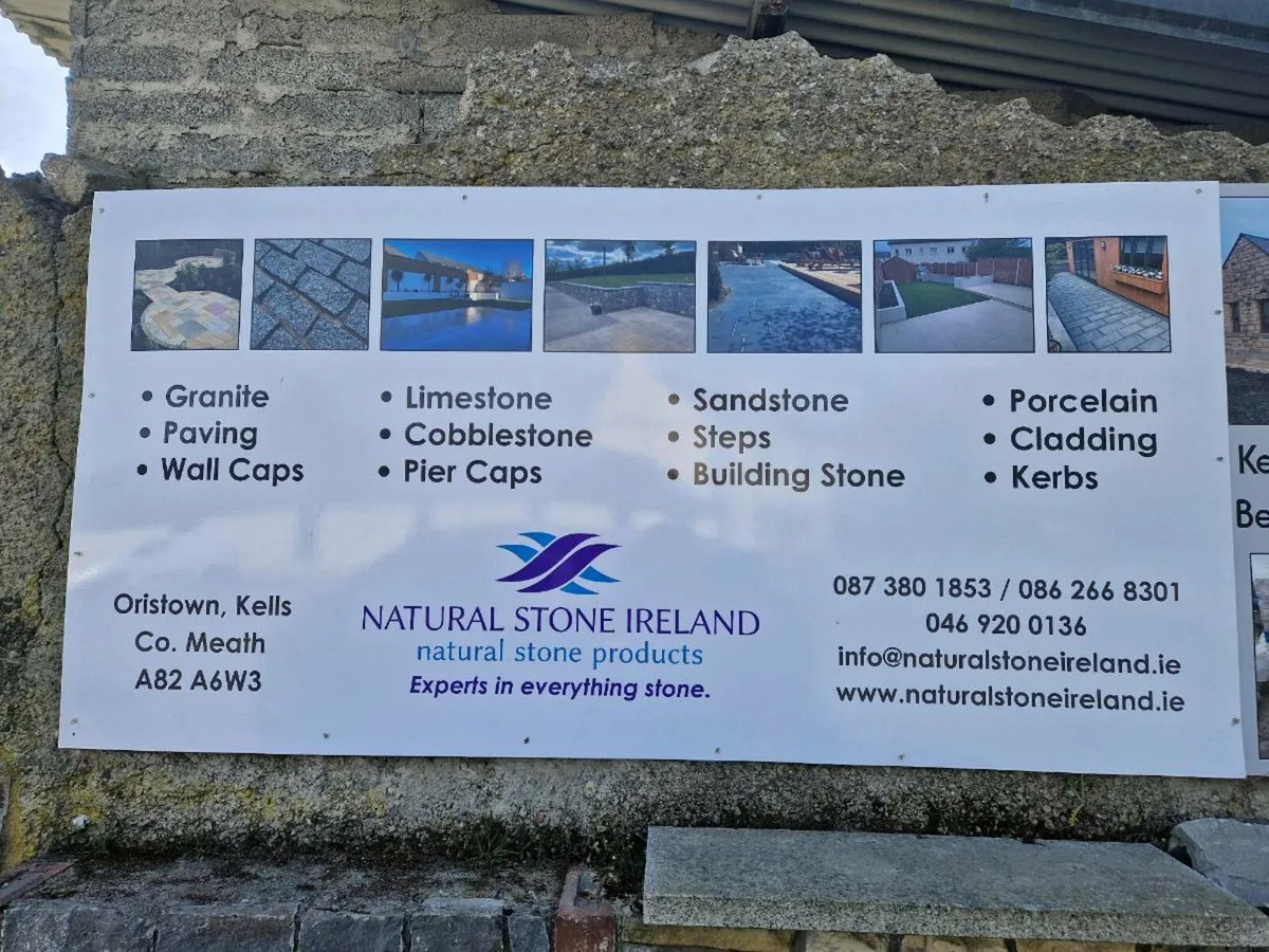 Granite, Sandstone, Limestone and Porcelain - Image 1