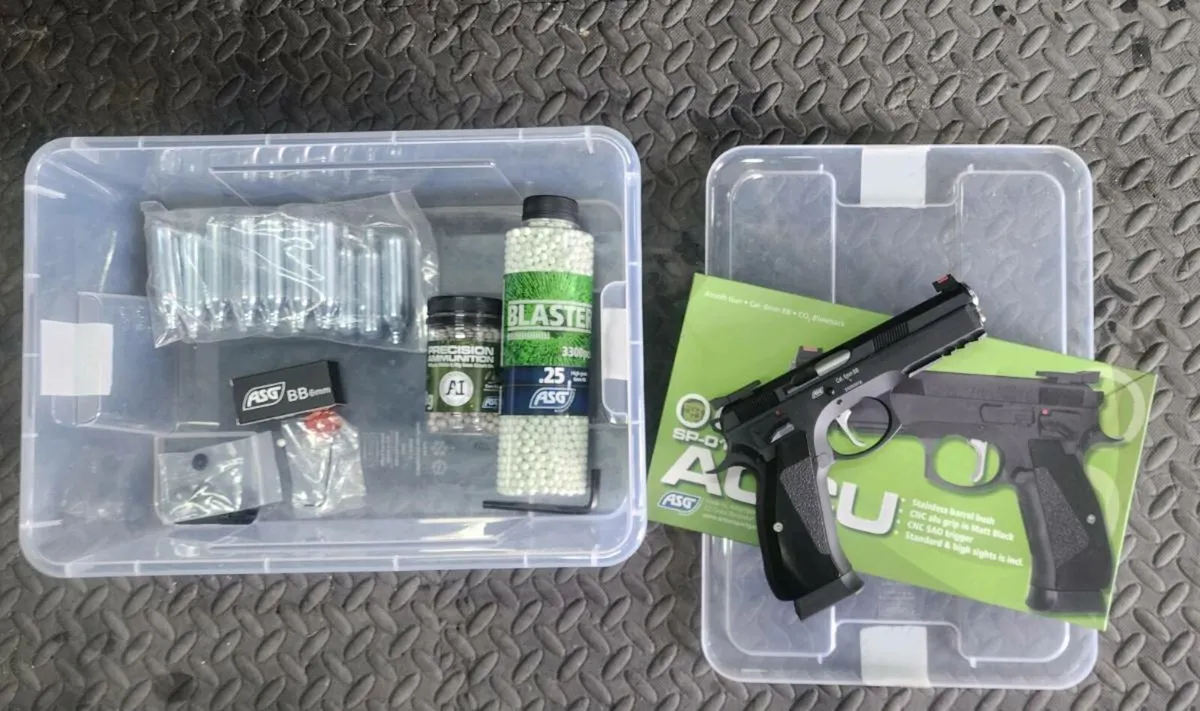 ASG CZ 75 SP01 GBB + Accessories