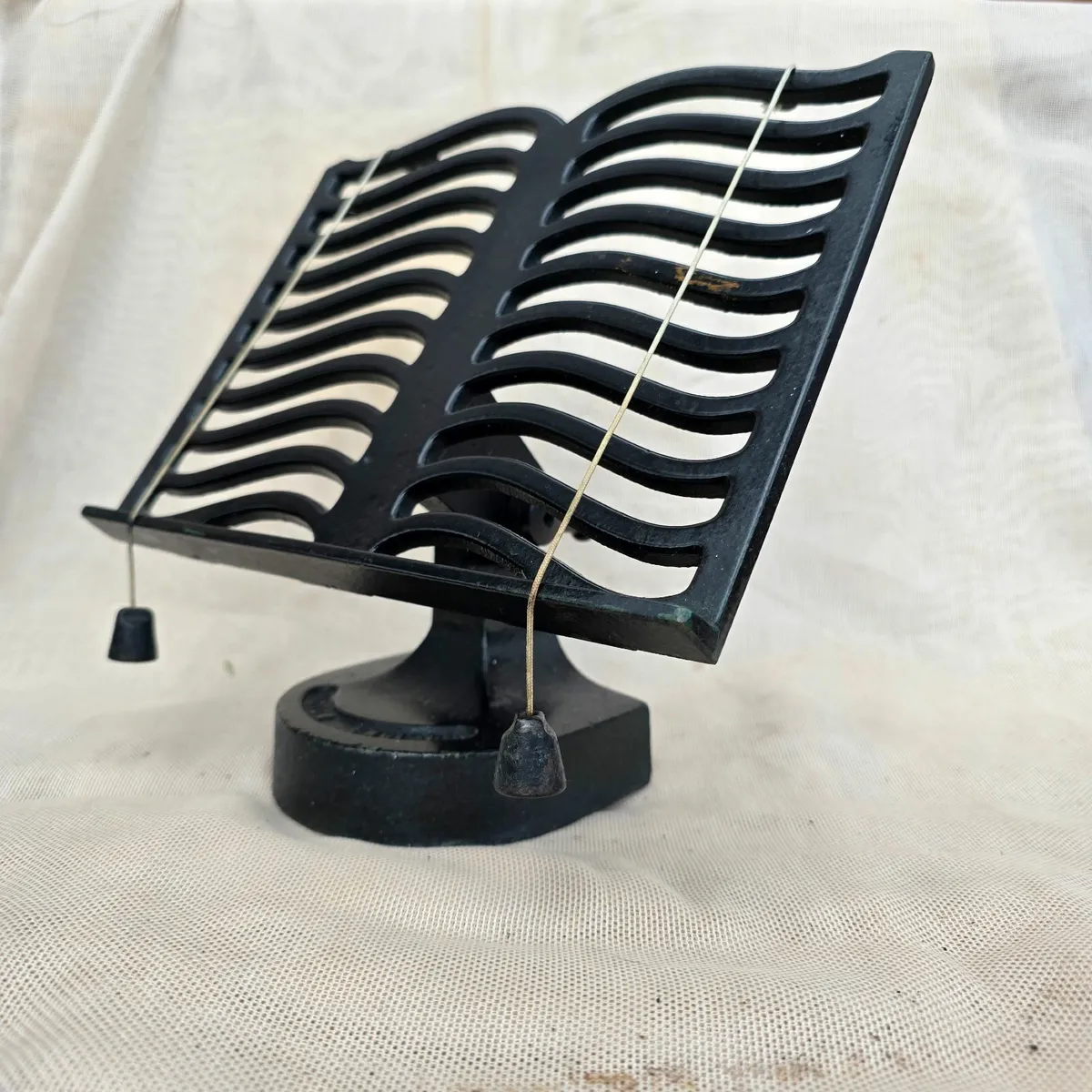 Vintage Cast Iron Adjustable Book Stand / Cookbook - Image 1