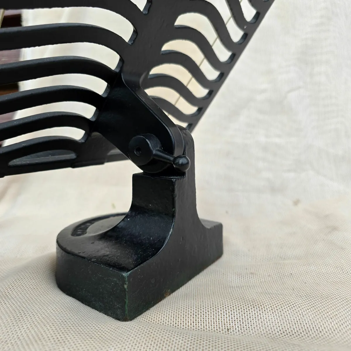 Vintage Cast Iron Adjustable Book Stand / Cookbook - Image 2