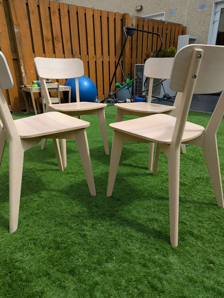 4X IKEA Dining CHAIRS - Image 1