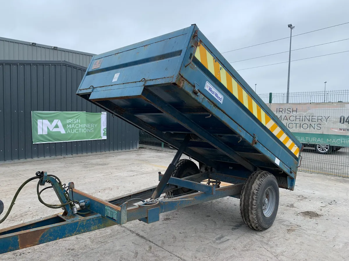 UNRESERVED DOOLEY TRACTOR TIPPING TRAILER FOR AUCT - Image 1