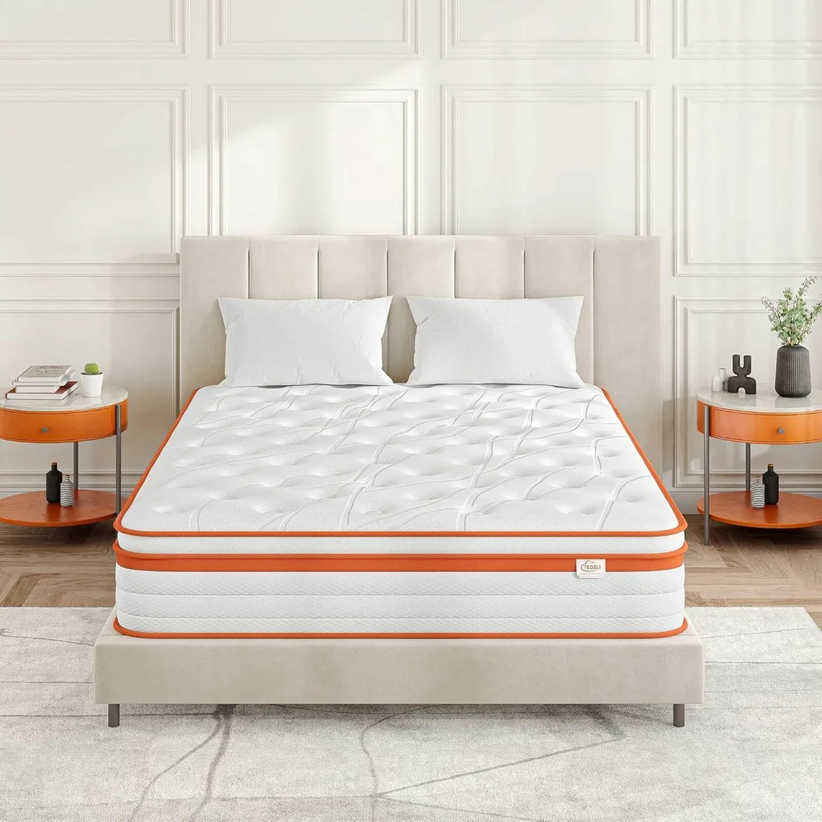 Double Mattress Memory Foam Orthopedic 135x190cm - Image 1