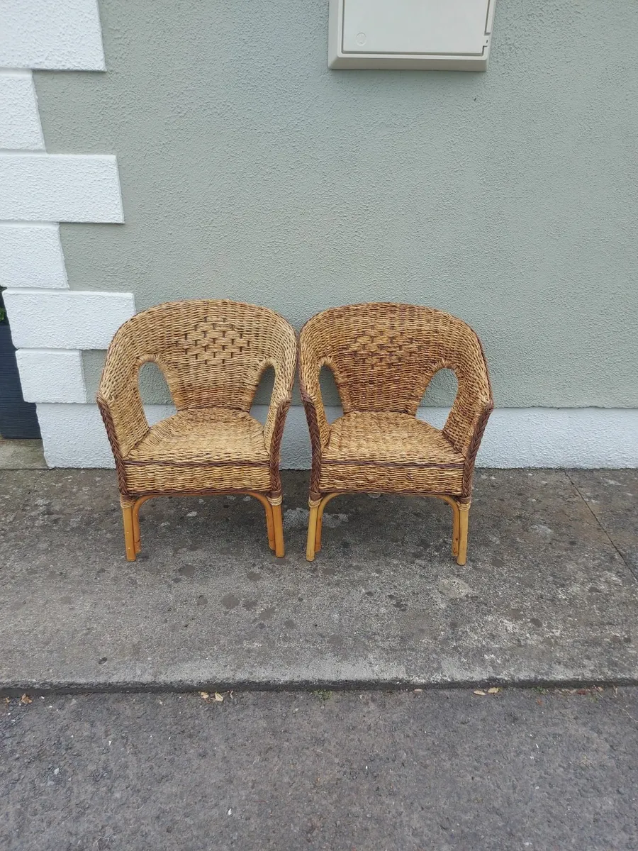Wicker chairs