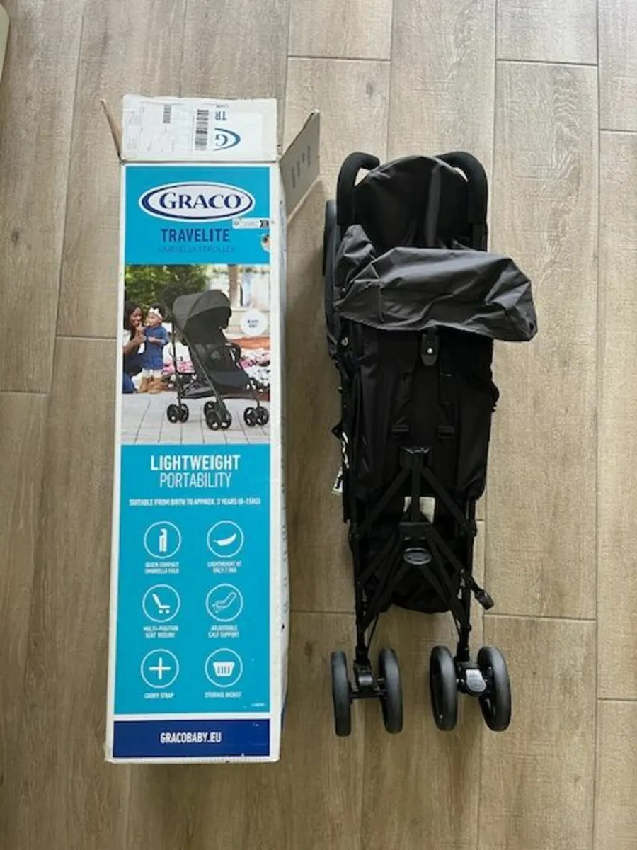 Graco Light Weight Travel Compact Stroller - Good - Image 1