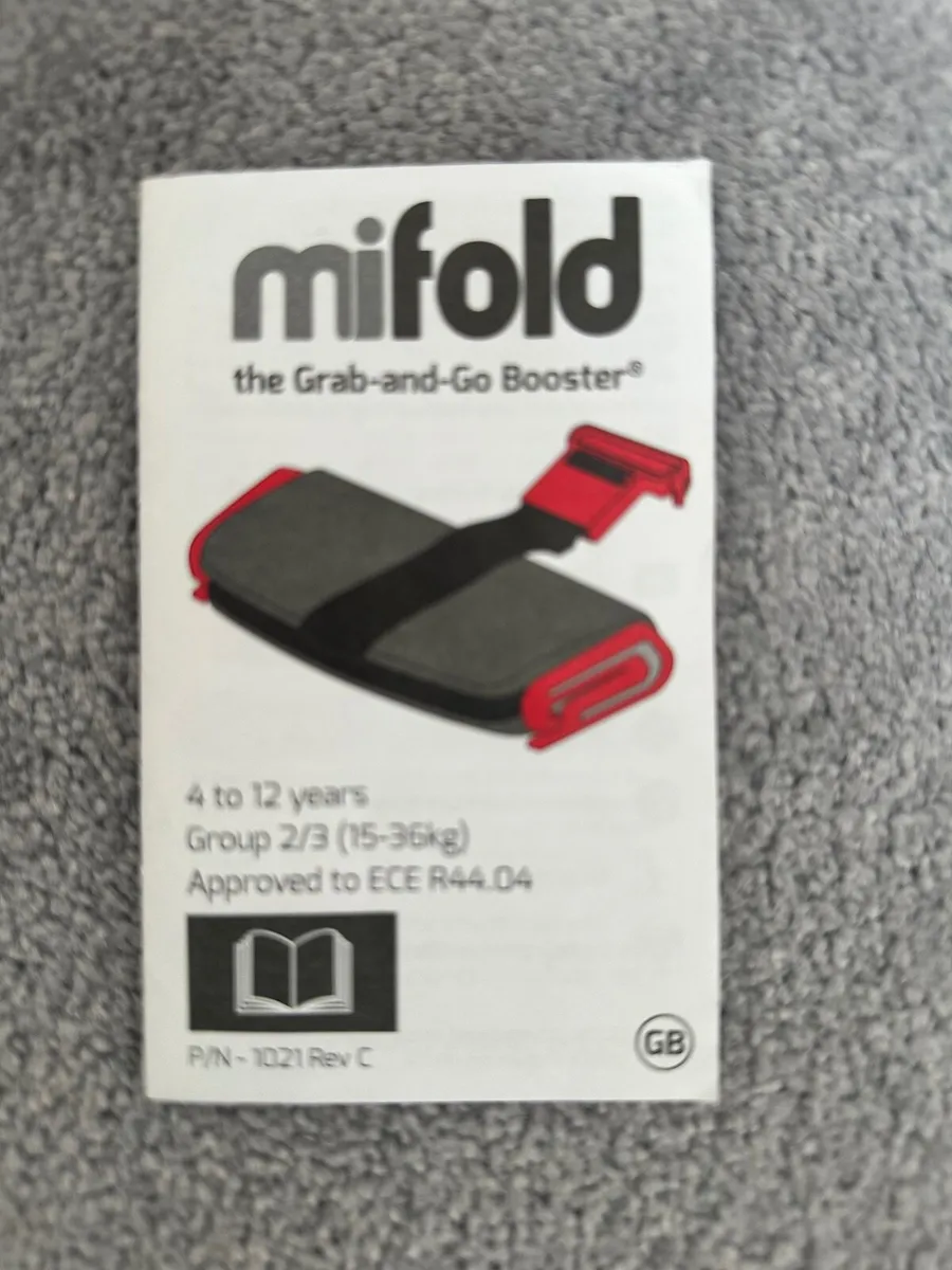 2 Mi-fold grab and go portable car seat - Image 1