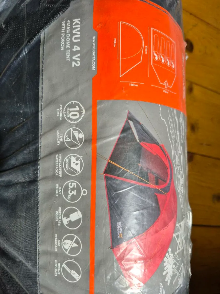 4 man tent, never used - Image 2