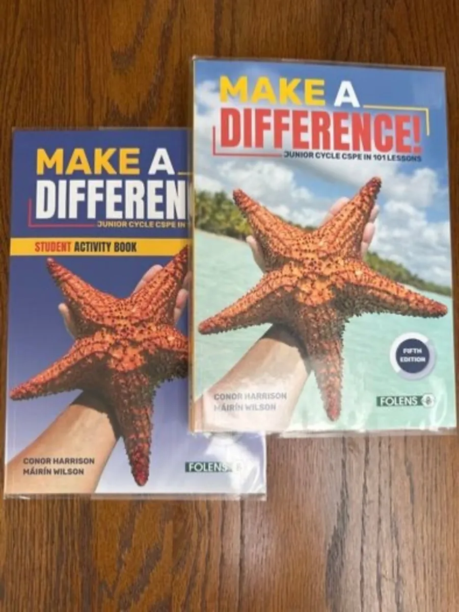 Make A Difference Junior Cycle CSPE book set - Image 1
