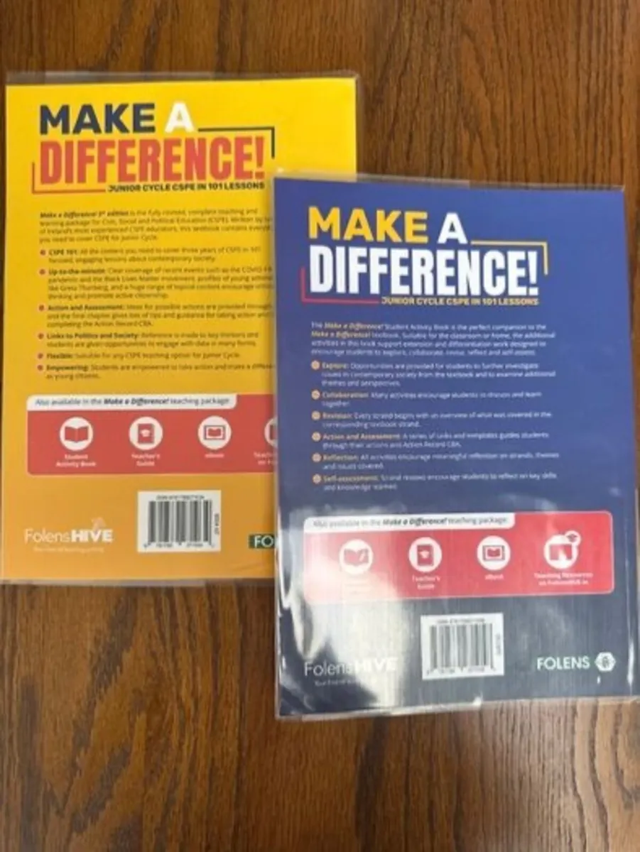 Make A Difference Junior Cycle CSPE book set - Image 2