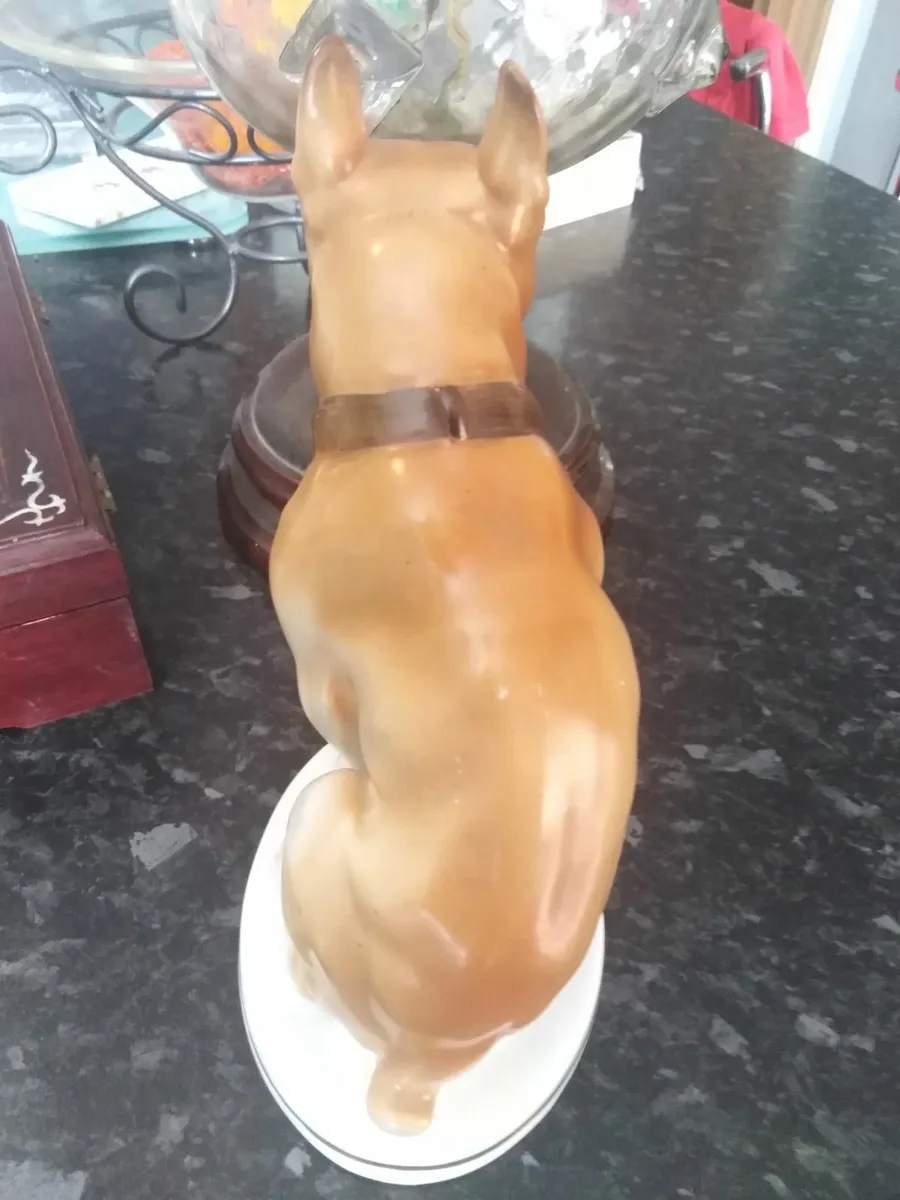 Rare Russian made ceramic 21cm boxer - Image 3