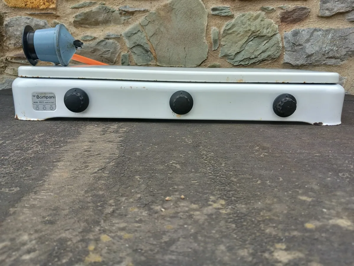 Camping Hob with full gas cylinder - Image 4