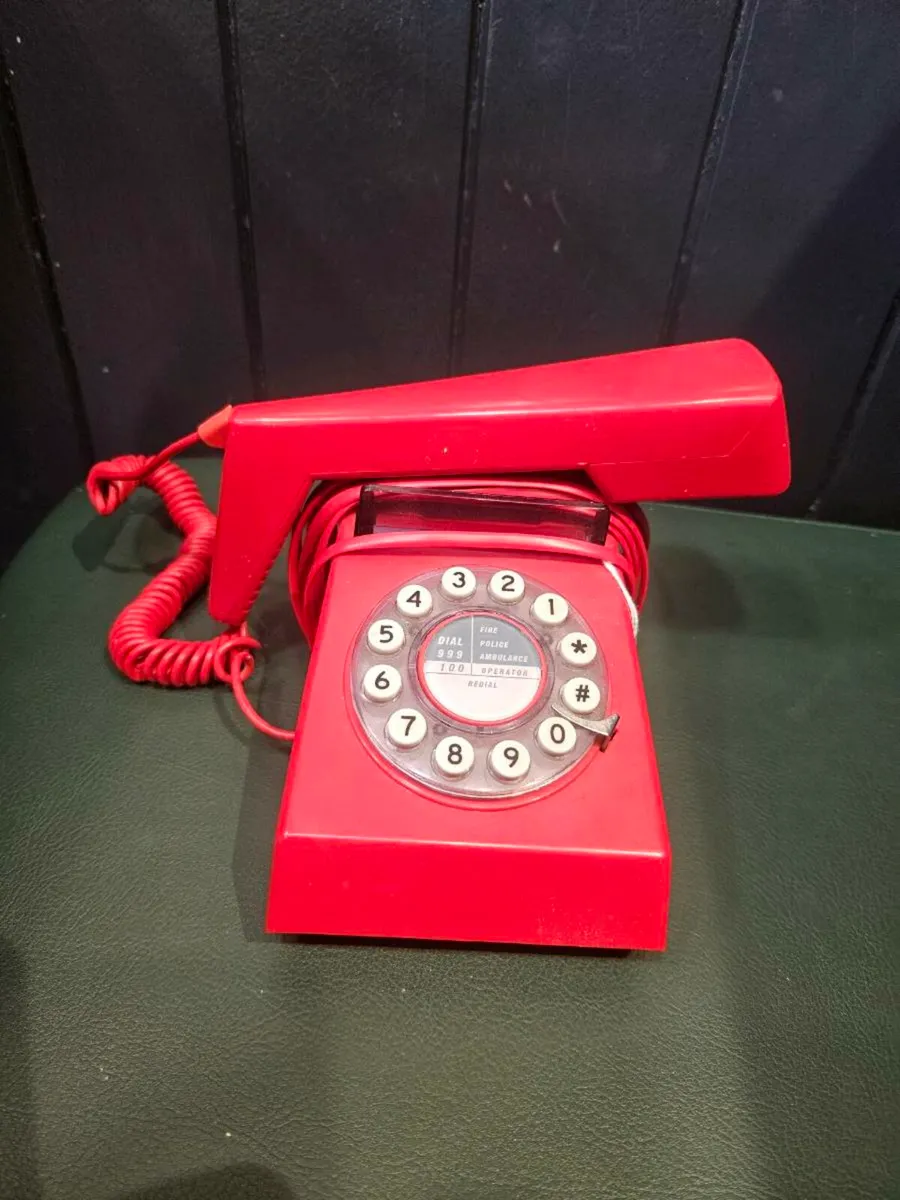 Vintage Red Telephone - Image 1