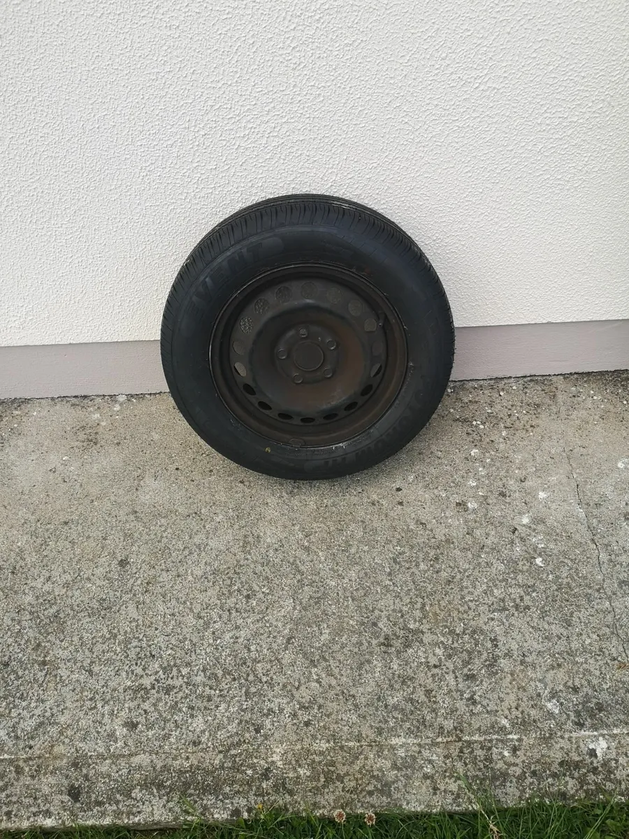Spare VW Golf wheel with brand new tyre for sale - Image 1