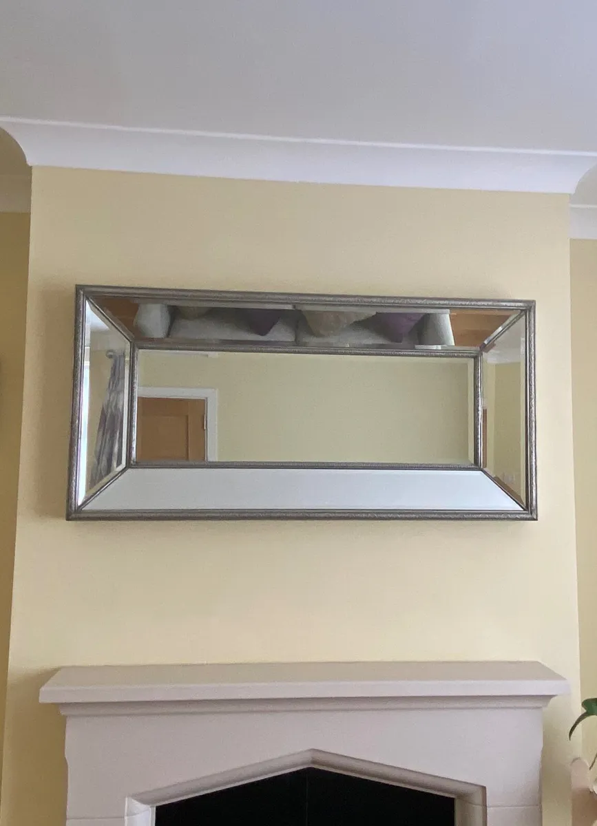 Rectangular living room mirror for sale - Image 2