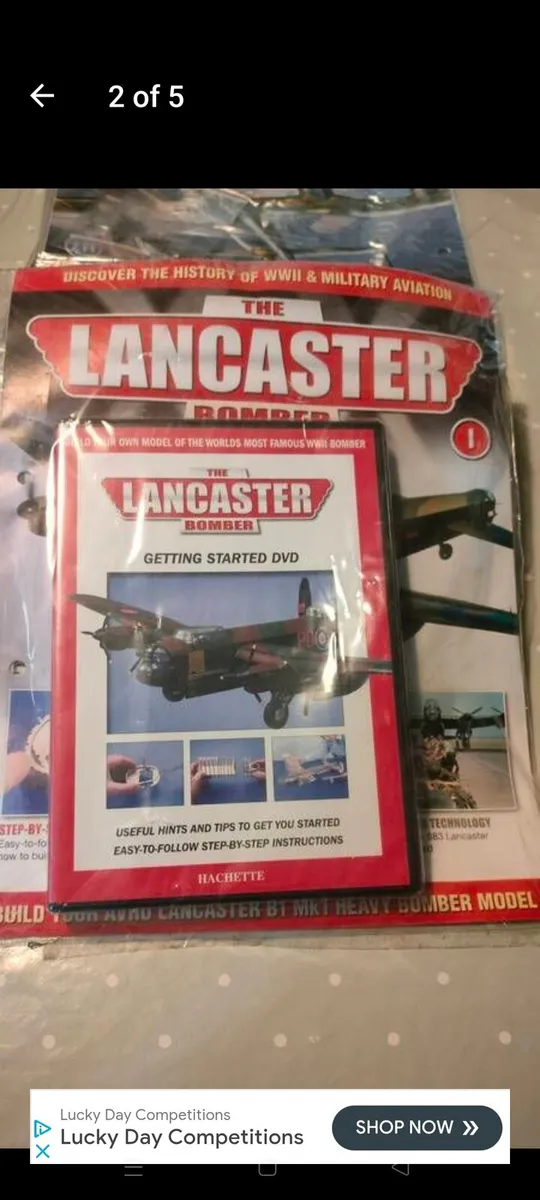 Hachette vintage. The Lancaster Bomber. Build your - Image 2