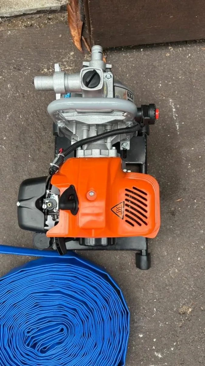 Petrol water pump 5.2 HP garden pump 2-stroke moto - Image 2