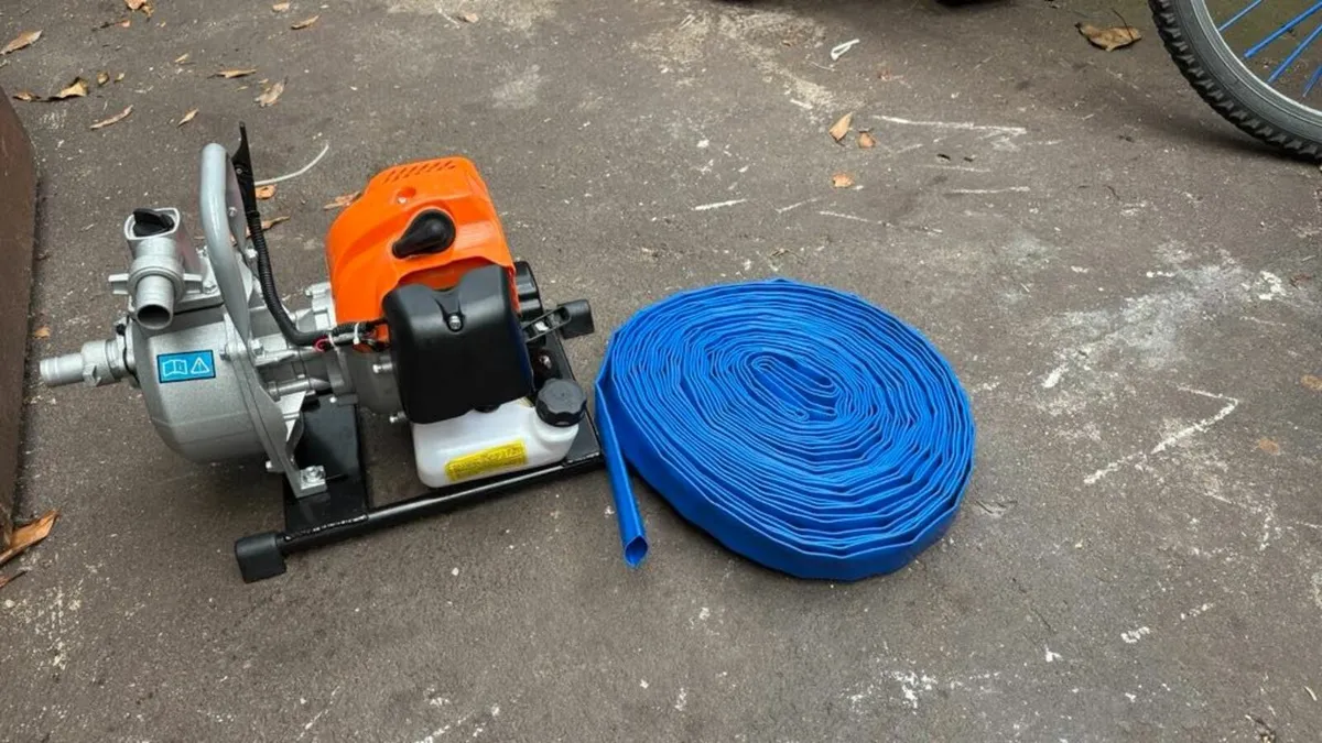 Petrol water pump 5.2 HP garden pump 2-stroke moto - Image 4