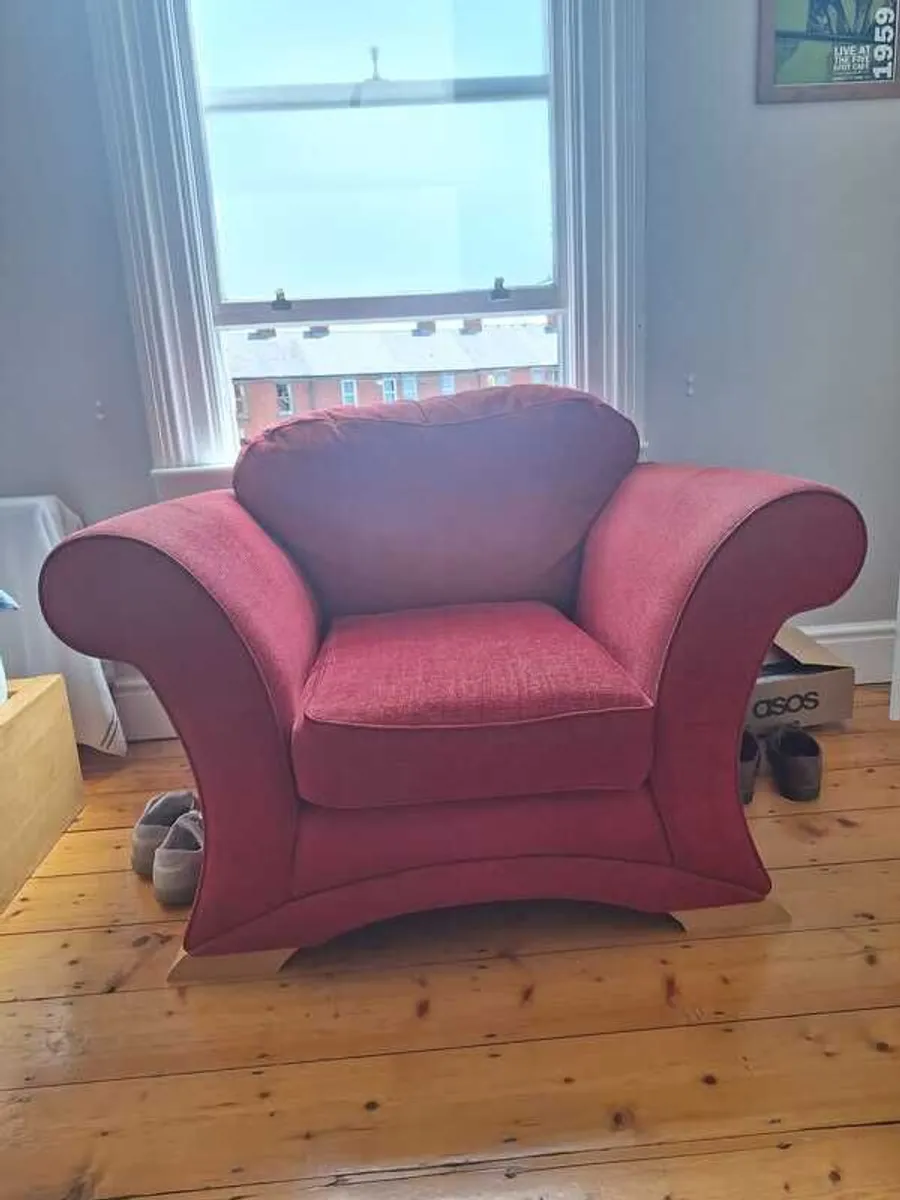 Red armchair