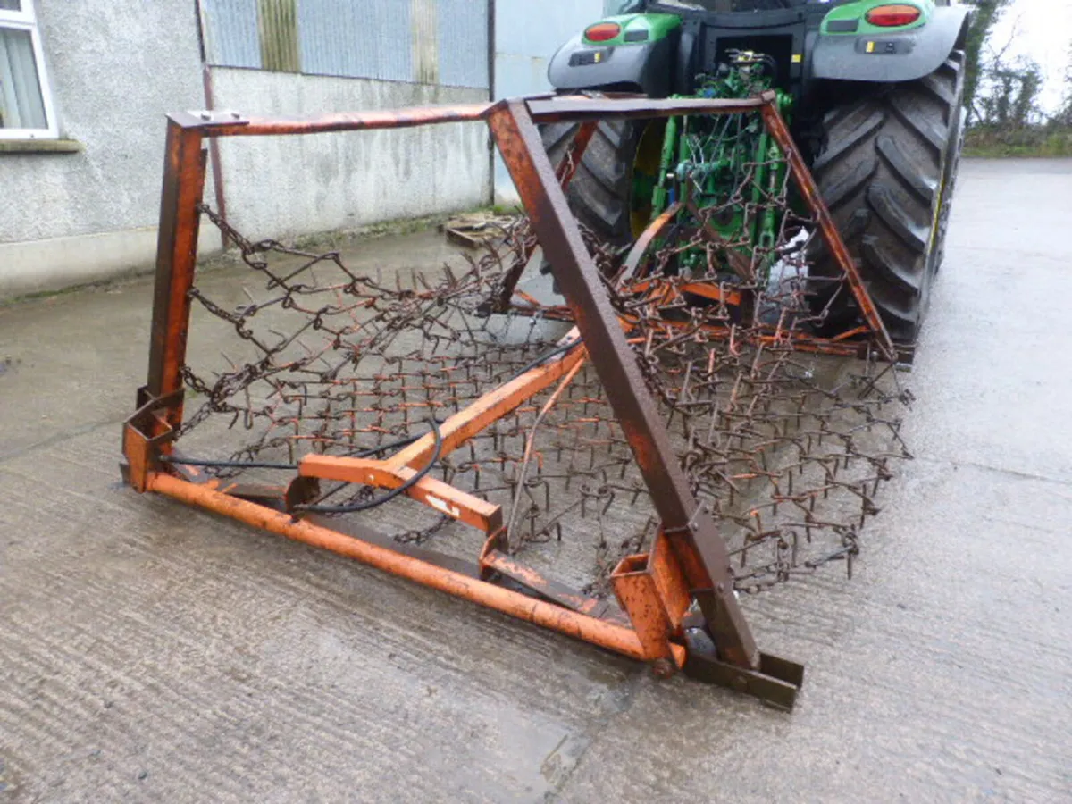 16FT Mounted Chain Harrow Hydraulic Folding - Image 4