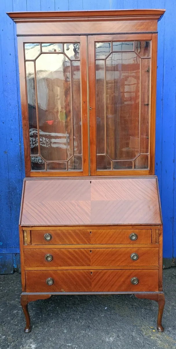 Vintage Bureau Bookcase - Image 1