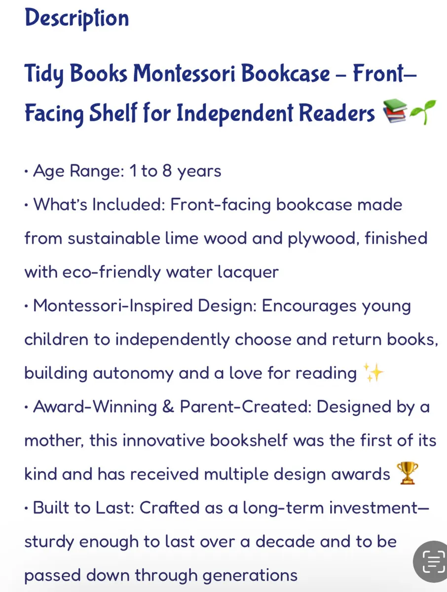 Tidy book bookcase - Image 3