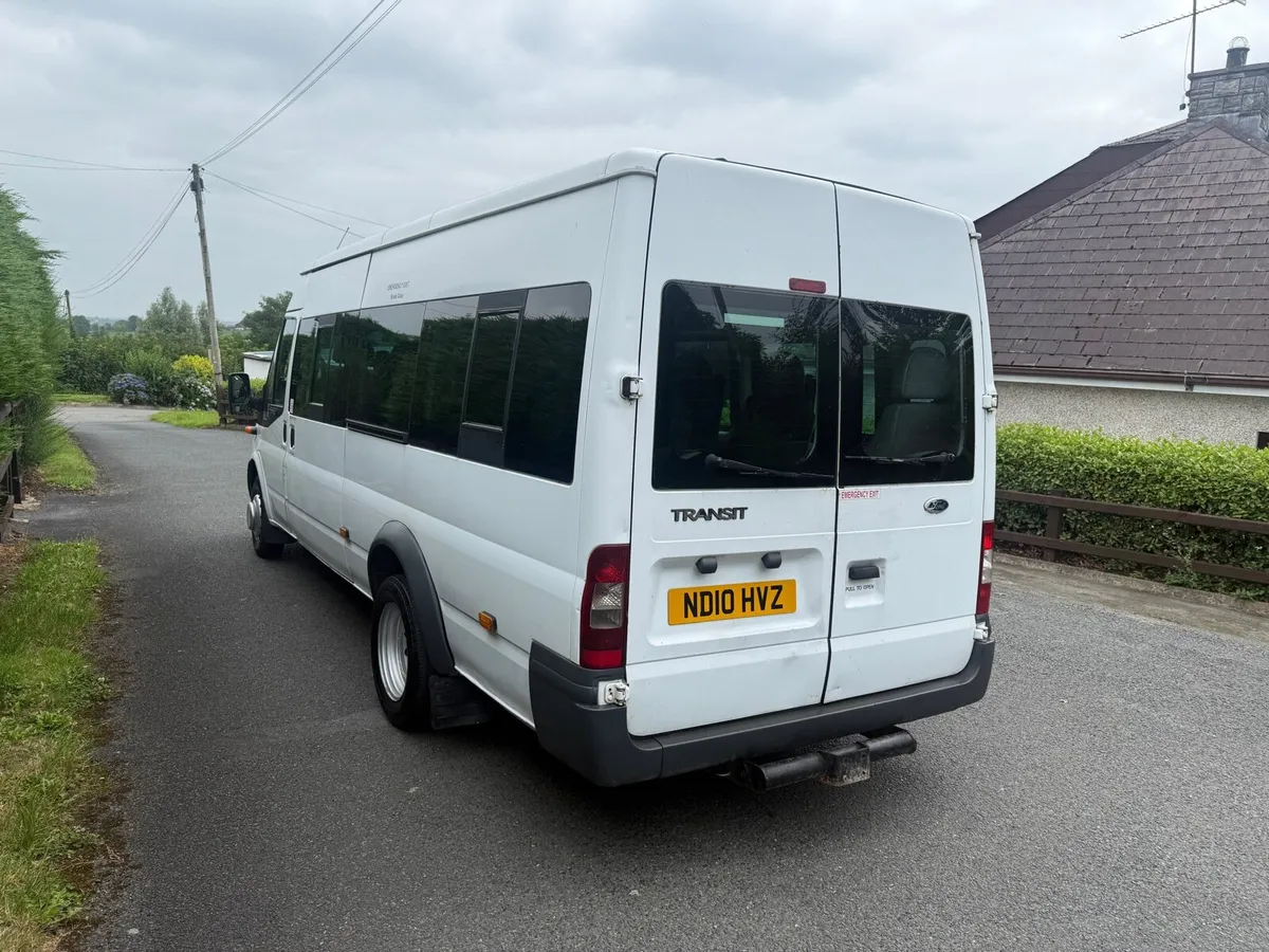 2010 Ford Transit 2.4 17 Seater Minibus Full Mot - Image 4