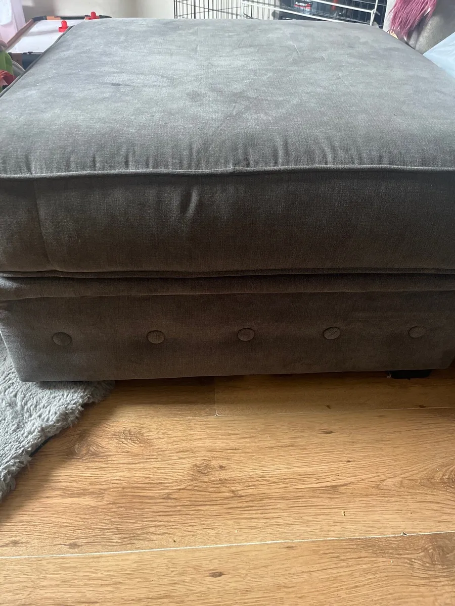 Large fabric foot rest/seat/table - Image 3
