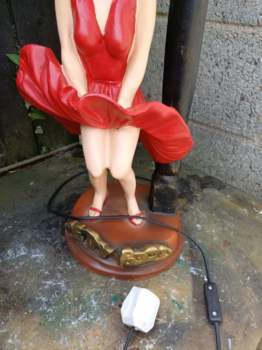Vintage Betty Boop Lamp Figure - Image 3