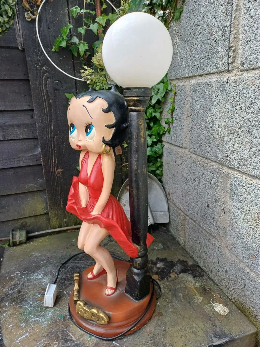 Vintage Betty Boop Lamp Figure - Image 4