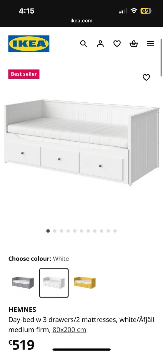 Ikea Bed - Image 4