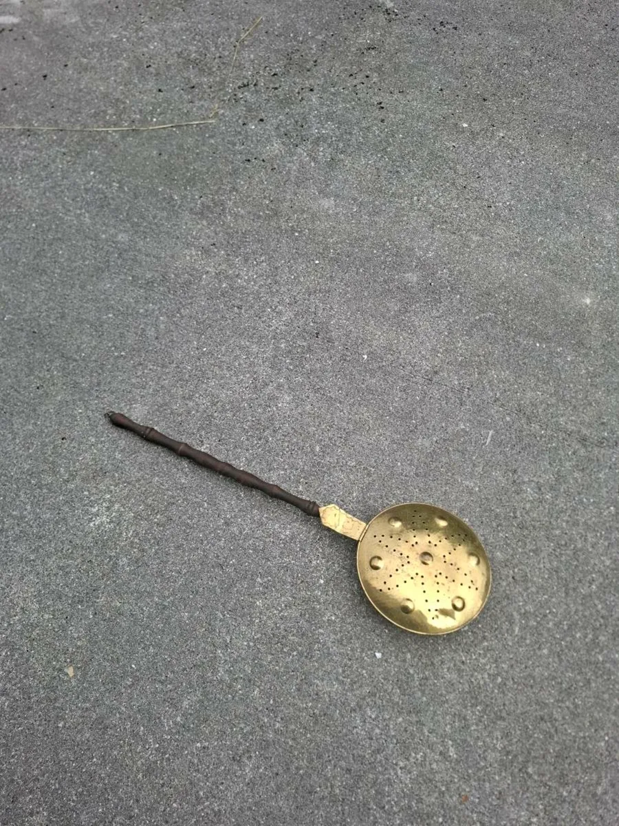 Old brass bed pan postage possible