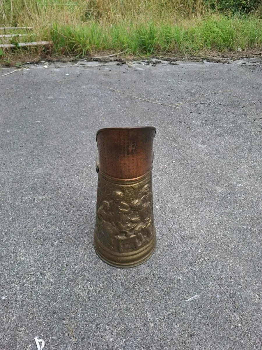 Copper and brass coal bucket postage possible - Image 2