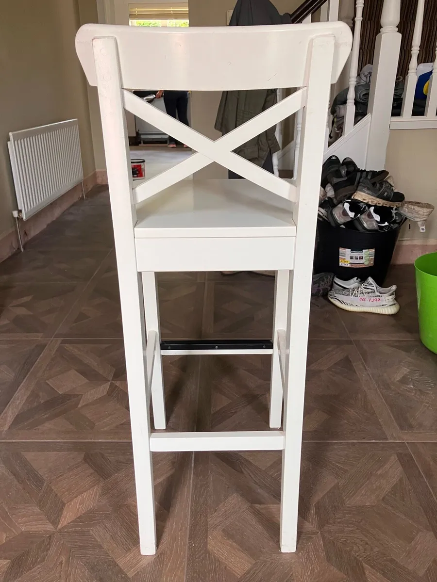 Cream Kitchen Stool x1 - Image 4