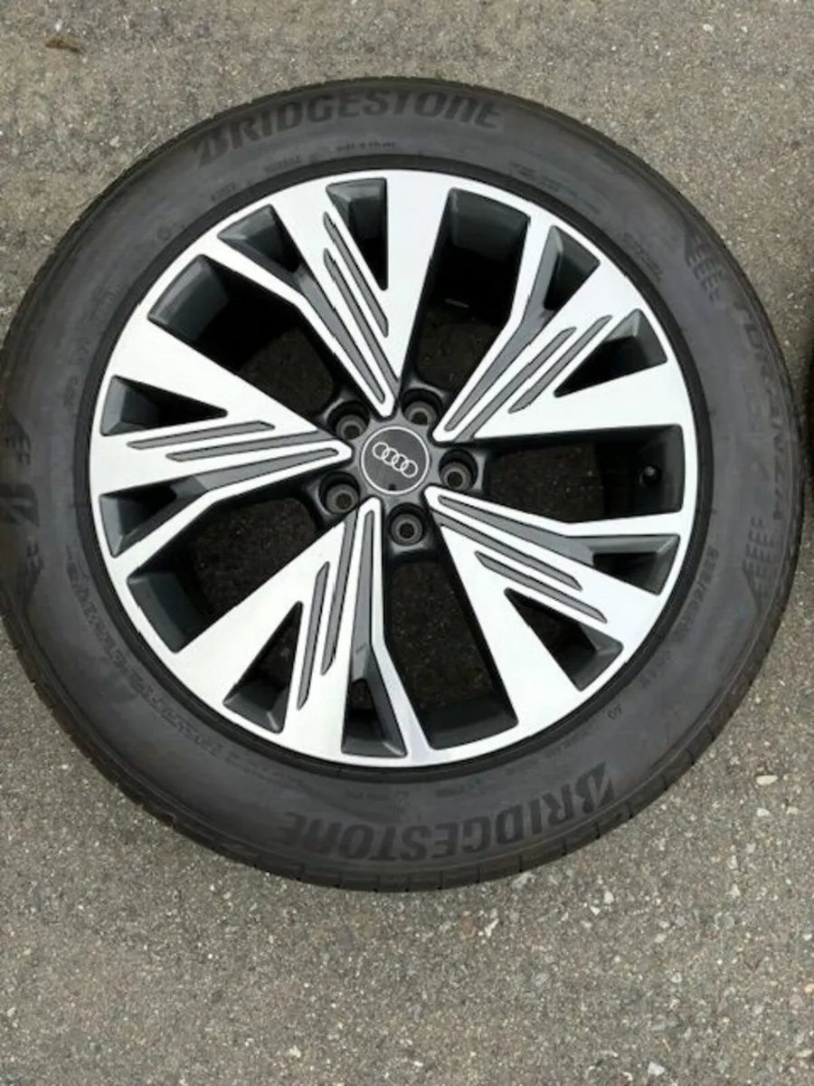 Audi Alloy Wheels Bridgestone Tyres NEW - Image 2