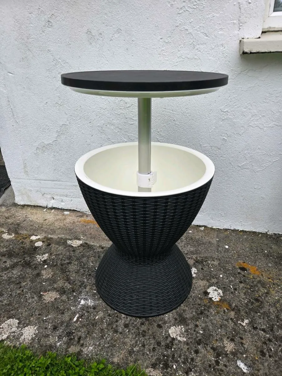 Garden Bar Side Table Cooler Bar - Image 2