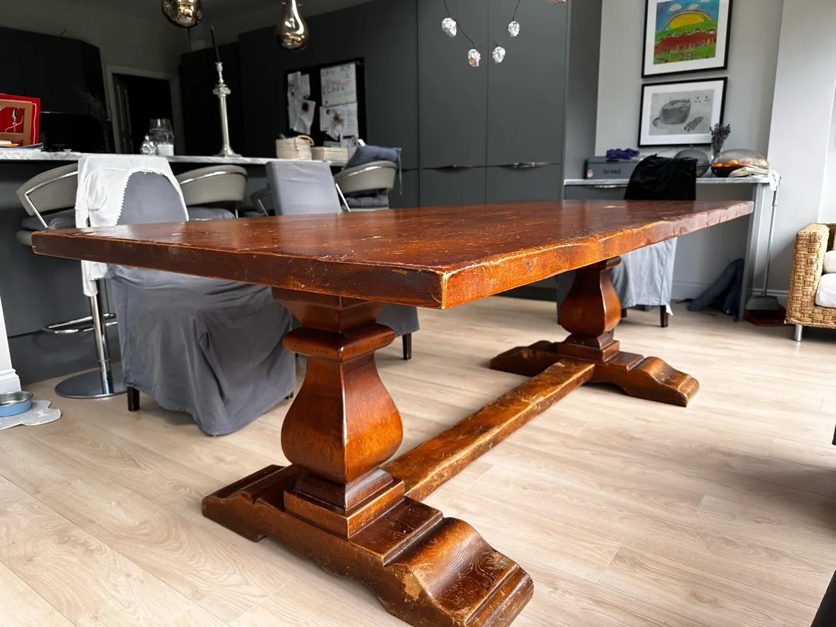 Solid Oak Minnie Peters Table - Image 1