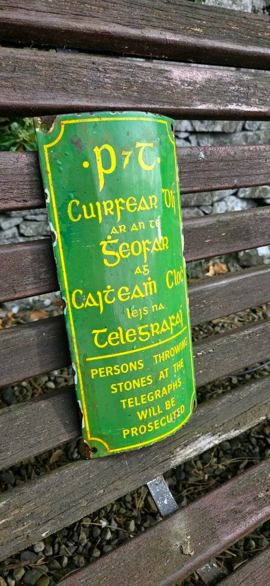 Enamel sign P@T  in good condition - Image 4